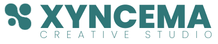 Xyncema Kreatif Studio horizontal logo