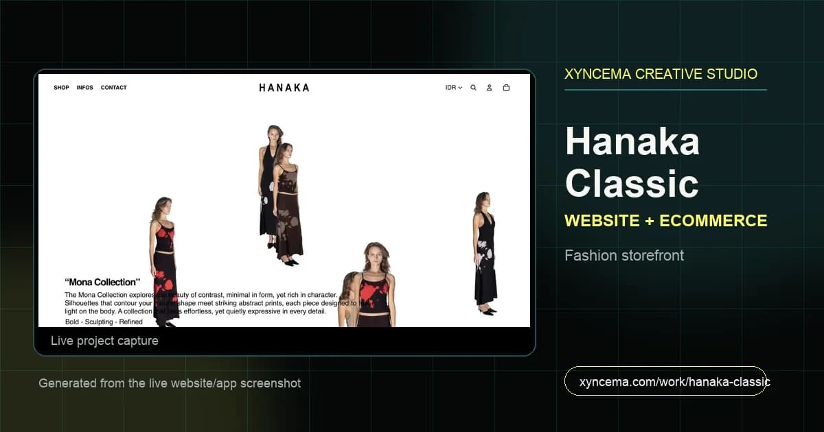Hanaka Classic featured project visual