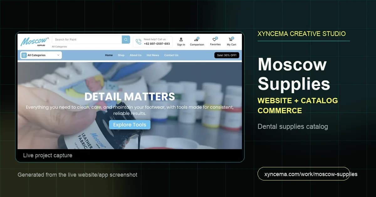 Moscow Supplies featured project visual