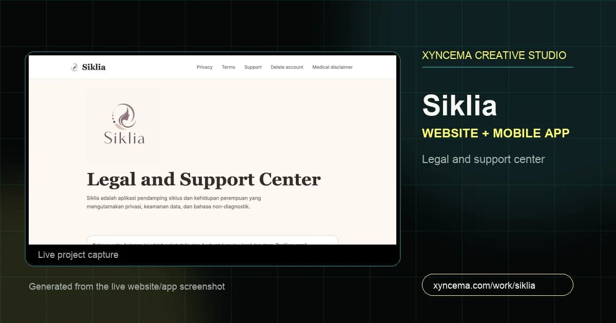 Siklia featured project visual