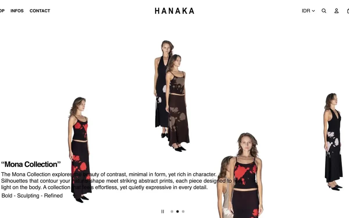 eCommerce service example from the Xyncema portfolio